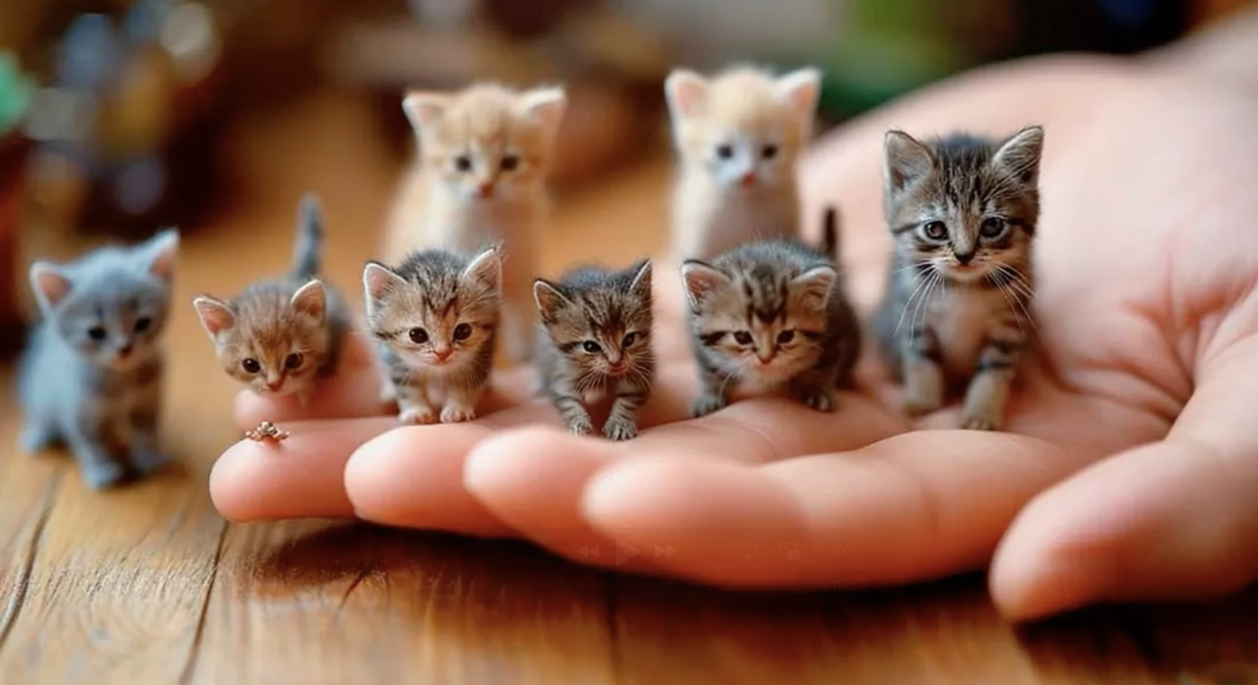 手のひらサイズの猫が手のひらから脱走！-Day 1