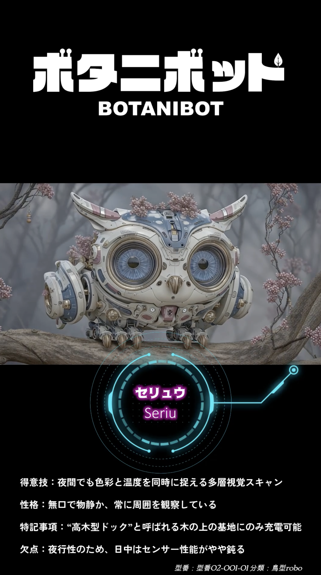 セリュウ【ボタニボット型番02-001-01】鳥型